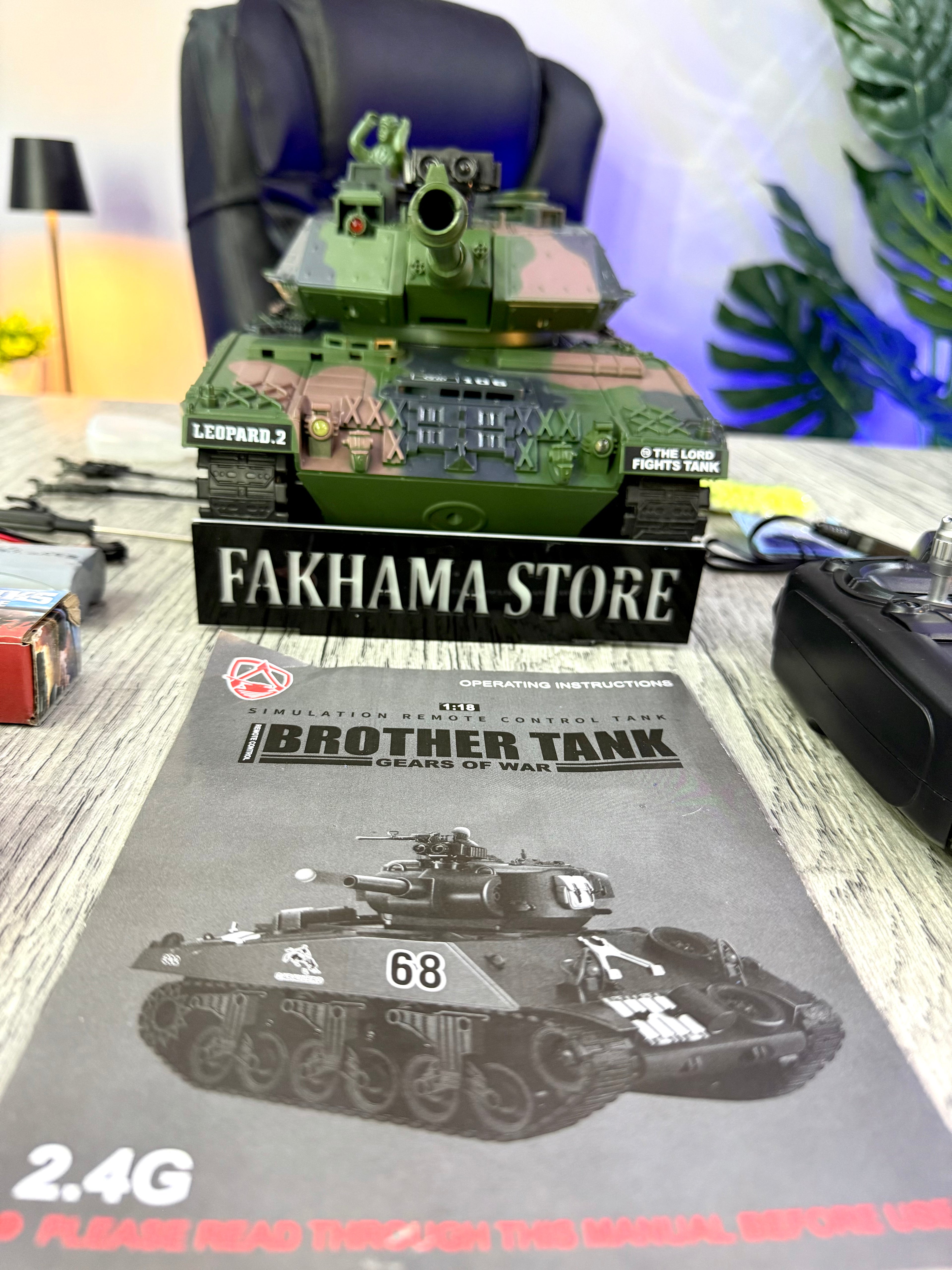 دبابة تحكم عن بعد – Brother Tank 1:18 | The Lord Fights Tank