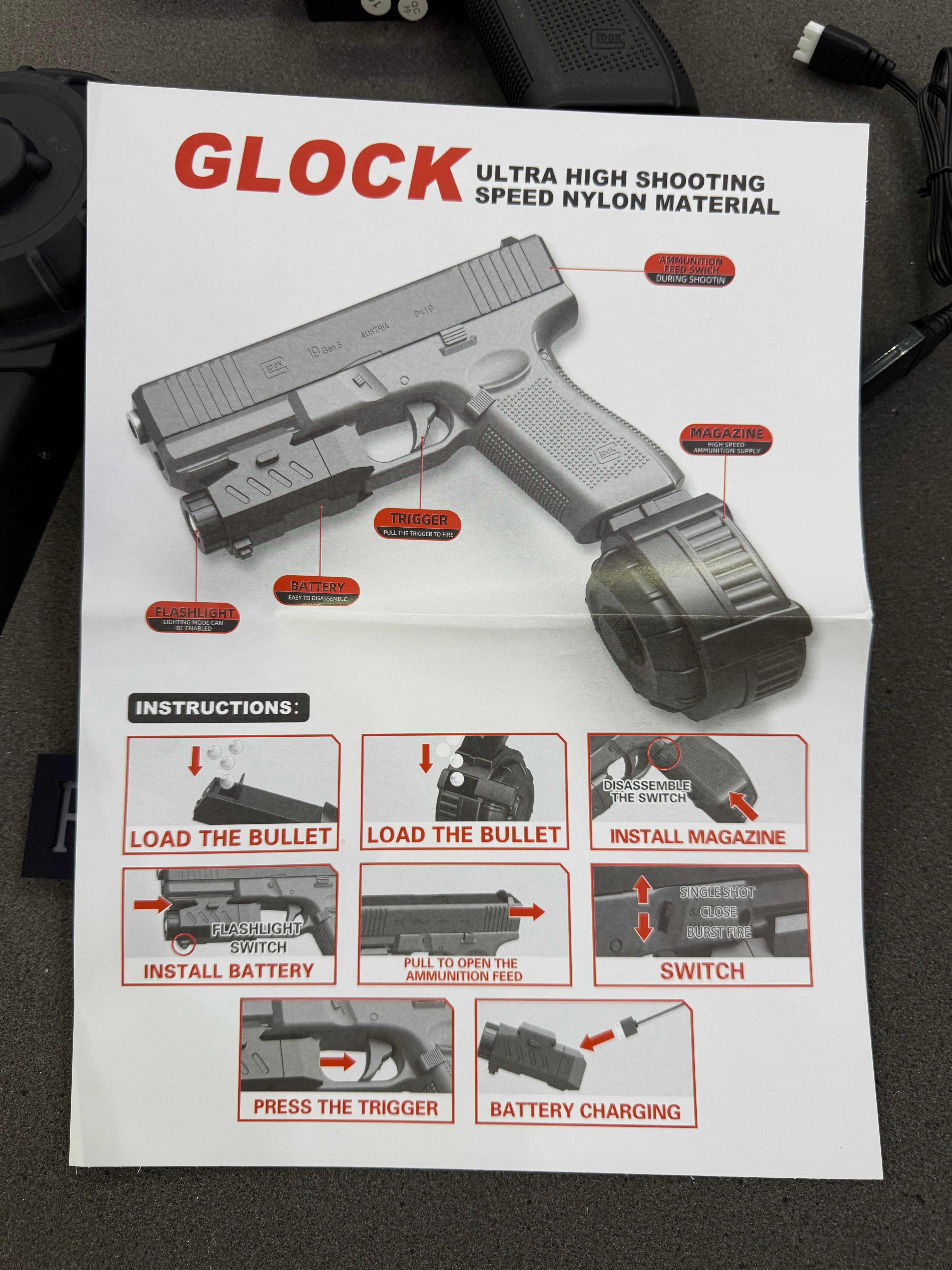 Glock 19 gel plasters