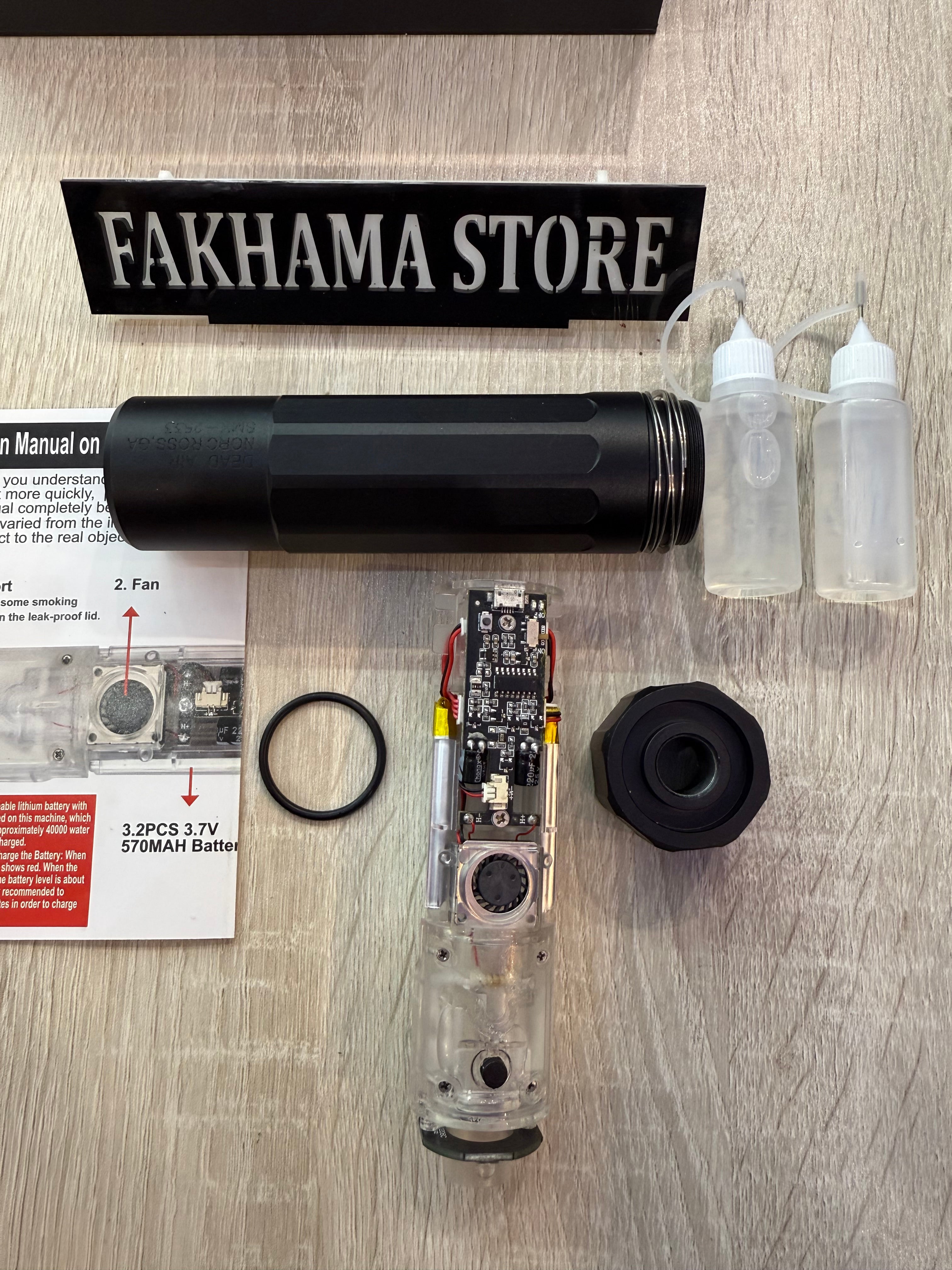 🏆 FIRE CAP SILENCER – SMOKE &amp; RGB EDITION