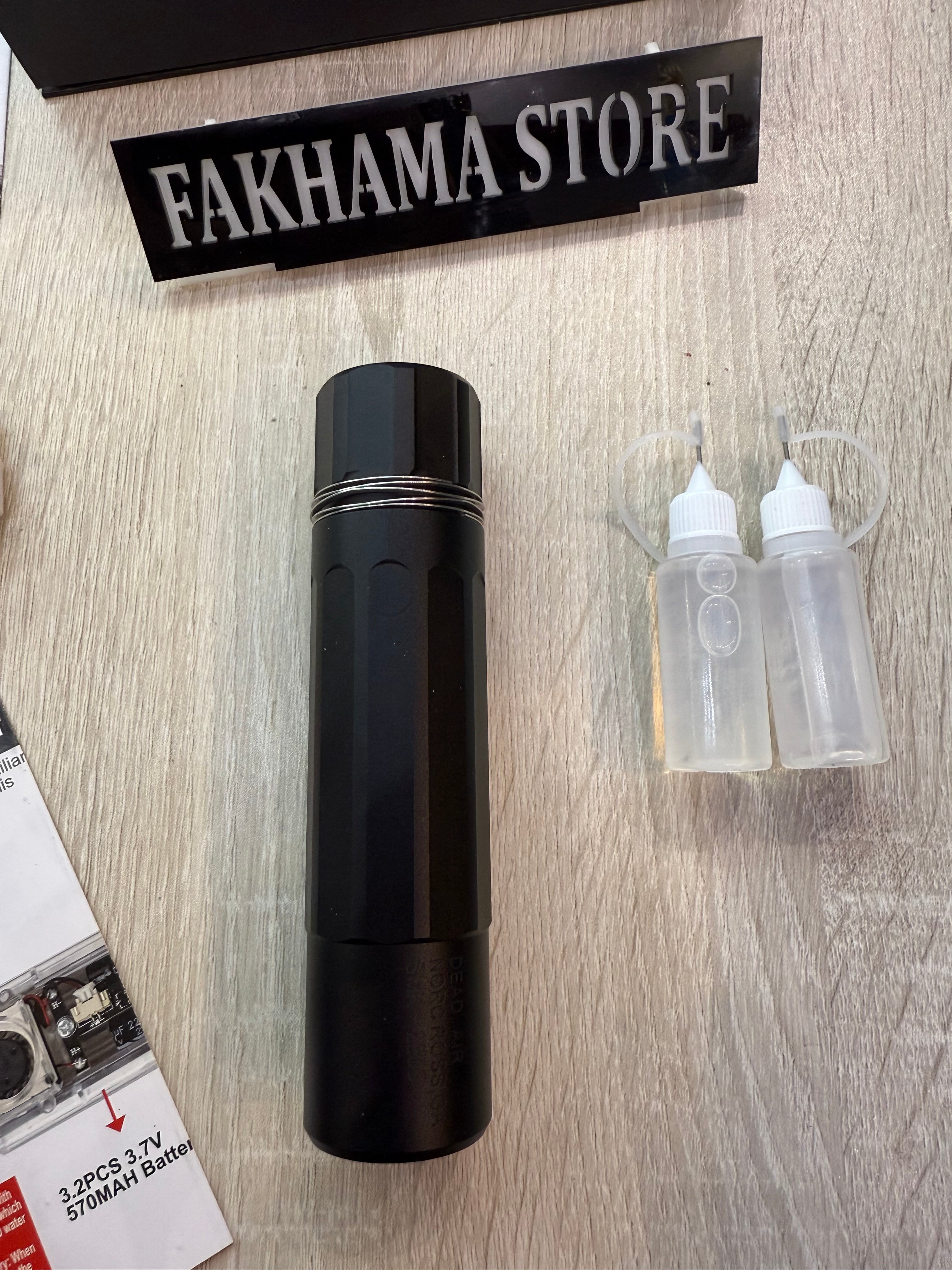 🏆 FIRE CAP SILENCER – SMOKE &amp; RGB EDITION